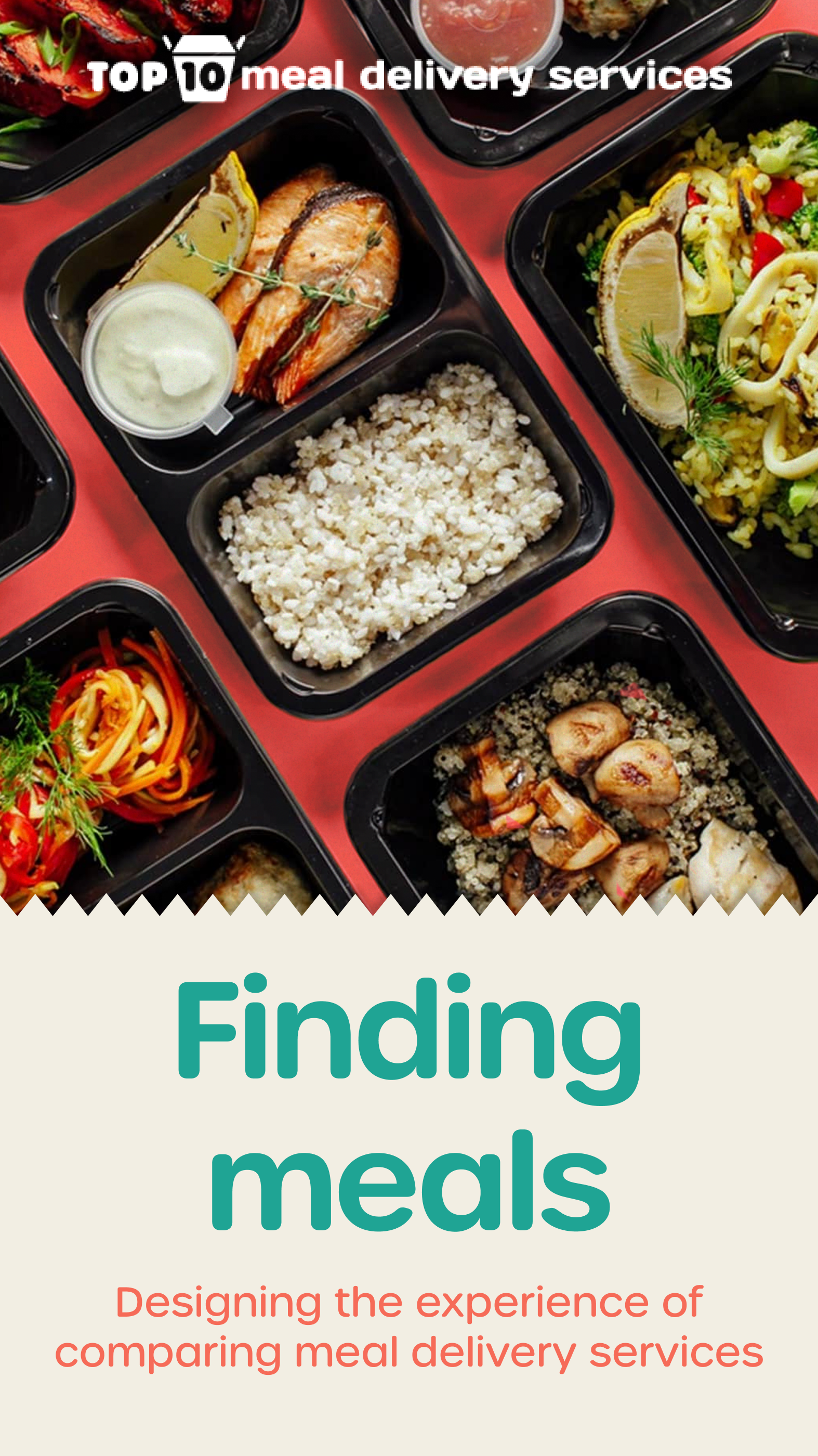 We Love XTop 10 Meal Delivery Services UI Design