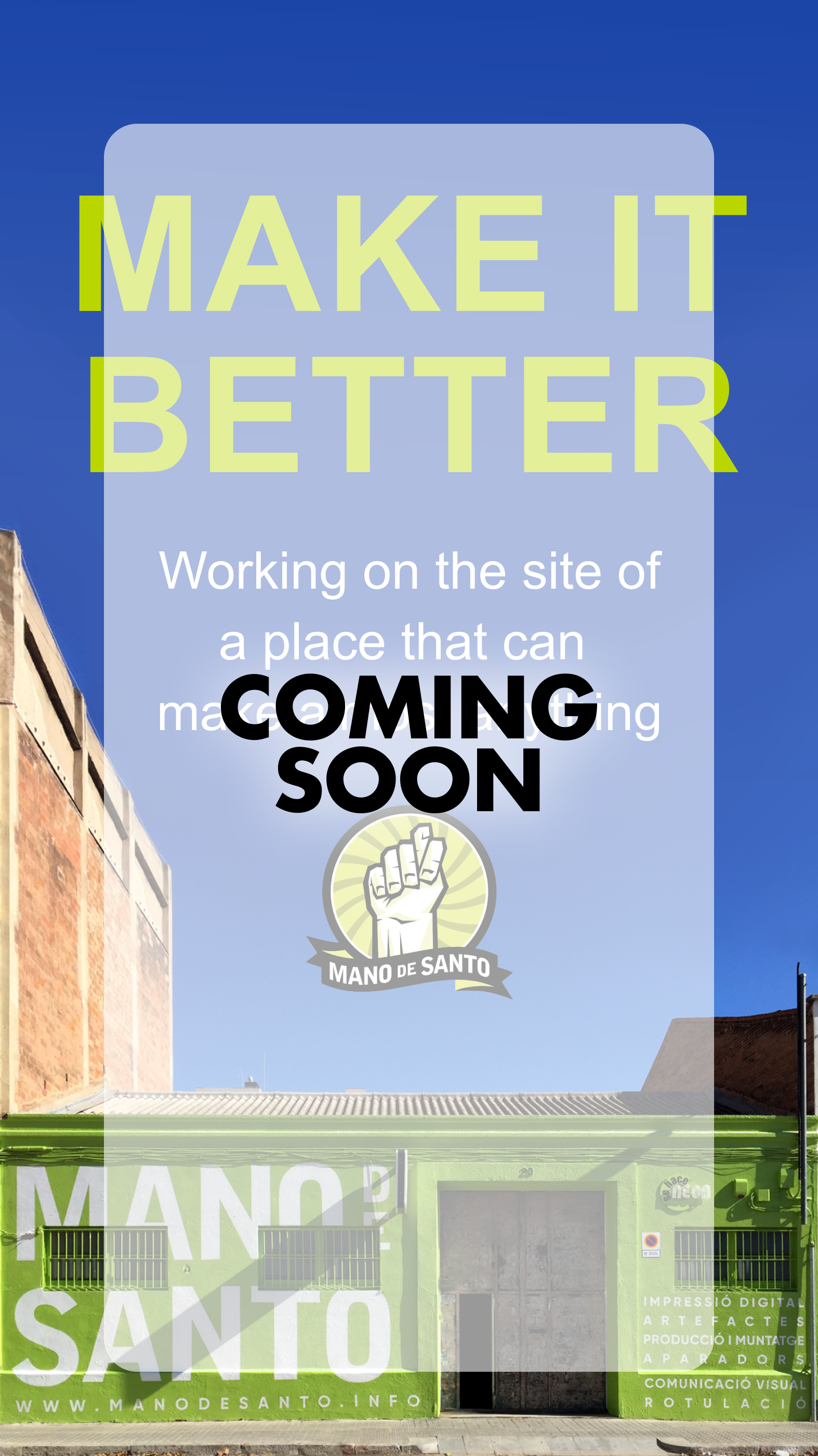 Mano de SantoWebsite UI Design